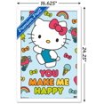 thumbnail image 2 of Hello Kitty - Happy Wall Poster, 22.375" x 34", 2 of 4