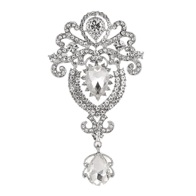 Broche de novia Broche de boda, Moda, Elegante, vintage, Novias, Accesorios de vestir de joyería para regalo de cumpleaños de fiesta, Día