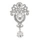 thumbnail image 1 of Broche de Novia, Accesorios de Vestir, Mano de Obra Exquisita Broche de Boda Joyería de Novias para Regalo de Boda, Damas de Honor, de L, 1 of 9