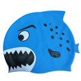 thumbnail image 1 of KidsBoysGirlsPrintSwimmingHatSiliconeBathingSwimmingPoolCap, 1 of 3