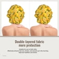 thumbnail image 2 of Disketp Yellow Limes Adjustable Sleeping Hair Cap, Hairband Sleeping Cap Turban, Unisex, Available for Curly and Straight Hair, 2 of 6