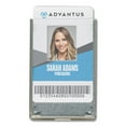 Advantus, AVT76416, RFID Blocking Badge Holder, 20 / Pack, Clear ...