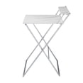 thumbnail image 5 of Urban Shop Dark Gray White Marble 2 Tier Folding Desk, 5 of 6