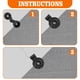 thumbnail image 3 of Clips de plástico para tela de sombra, Clips de plástico para sombrilla, malla de sombra, Clips negros para invernadero, jardín al aire libre, anti (40 unidades), 3 of 5