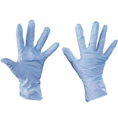 

Blue Nitrile Gloves - 4 Mil - Large - Case of 100