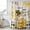 beige, variant on Yellow Gnomes Shower Curtain, Waterproof Shower Curtains for Bathroom, Bee Daisy Honey Vintage Washable Fabric Bathtub Curtain Set Bath Decor with 12 Hooks 48"x72"