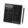 thumbnail image 1 of Calculadora con Bloc de Notas Pantalla LCD 12 Dígitos Solar Portátil Negro Shaofei, 1 of 5