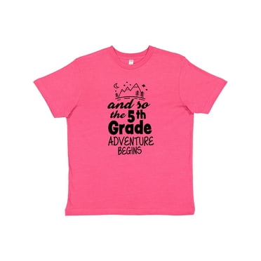 Inktastic The 5th Grade Adventure Begins Youth T-Shirt