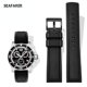 thumbnail image 4 of Correas de reloj para Seiko Breitling Wanguo, correa de reloj de caucho con flúor, correa de reloj impermeable para hombres, accesorios para mujeres, 4 of 5