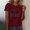 X001-Wine, variant on Goodtrade8 4th of July T Shirts for Women Summer Short Sleeve Pullover Graphic Red White and Blue Crew Neck Red White and Blue , American Flag Casual Womens Tops Independence Day