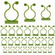 thumbnail image 1 of 100 piezas de soporte para plantas, 3 tamaños, fijador de plantas trepadoras de pared, gancho autoadhesivo, soporte para enredaderas, clip de sujeción invisible para pared, clip de sujeción para vege, 1 of 5