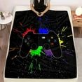 thumbnail image 3 of Video Game Gaming Super Soft Throw Blanket for Couch Sofa Gift for Kids Boys Gamer 50"x40", 1.1lb, 3 of 7