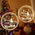 thumbnail image 1 of LSLJS Christmas Decorative Lights Neon Lights LED Light Strings Suction Cup Hanging Lights Acrylic Pendants Room Atmospheres Colored Lights, Christmas Decorations, 1 of 6