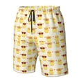 thumbnail image 4 of Sikiie Shorts de Plage pour Hommes Imprimé Canard Jaune Mignon, Shorts à Séchage Rapide Haute Élasticité - avec Cordon et Poches Antidérapantes, Adaptés pour Plage, Sports, Vacances-Petit, 4 of 6