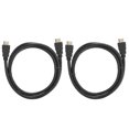 thumbnail image 3 of Cable HDMI AM a AM Conductor de cobre Carcasa de hierro Tasa de transmisión de señal alta Cable convertidor chapado en oro para televisores HD para cine en casa Fugacal Otros, 3 of 8