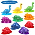 thumbnail image 3 of Juguetes de dinosaurios Montessori para niños pequeños Anzimo de 1 a 4 años con bolsa, 3 of 6