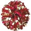 Youth 2-Color Metallic Cheerleading Pom Mred/Mgold