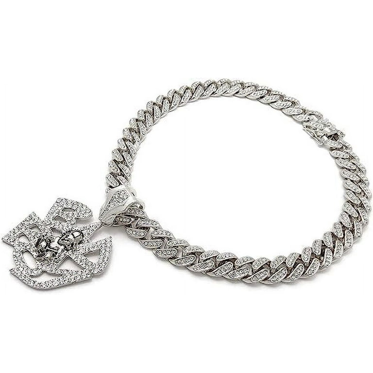 Hip Hop Jewelry Silver Plated Cubic Zirconia Bad Boy Charm Hip Hop Jewelry Silver Plated Cubic Zirconia Bad Boy Charm