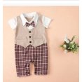 thumbnail image 5 of 1PC Newborn Infant Baby Boy Gentleman bodysuit with tie Rompers Outfits Age for 0-3 Years, 5 of 5