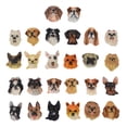 thumbnail image 2 of Refrigerator , Dog Head Shape Refrigerator Sticker Wide Application Innovative Gift  For Office For Kitchen For Home, 2 of 8