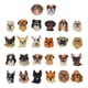 thumbnail image 2 of 26 Unidades / Set Pegatina Magnética Imanes de Nevera con Forma de Cabeza de Perro  Imán de Resina Sintética para Nevera Decoración para la Cocina del Hogar ANGGREK Otros, 2 of 8