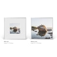 thumbnail image 4 of Aluminum Metal and Glass Single Picture Frame 10x10, 4 of 7