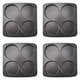 thumbnail image 1 of 4X Molde para Panecillos para Hamburguesas, Molde para Hamburguesas Acero Carbono Antiadherente 5 Pulgadas, Molde para Hornear Grande 4 Tazas para Panecillos Hamburguesas Caseros, 1 of 9