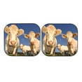 thumbnail image 7 of Naloa Cows Cattles 2 Piece Foldable Car Sun Shades, Car Windshield Sunshade, Front Window Sunshade for Car, Truck, SUV - Medium, 7 of 7