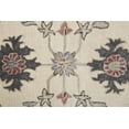 thumbnail image 4 of 9' X 12' Ivory Blue And Tan Wool Floral Tufted Handmade Stain Resistant Area Rug, 4 of 5