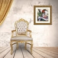 thumbnail image 3 of Peploe, Samuel John 26x28 Gold Ornate Wood Framed with Double Matting Museum Art Print Titled - Red and Mauve Tulips In a Vase, 3 of 4