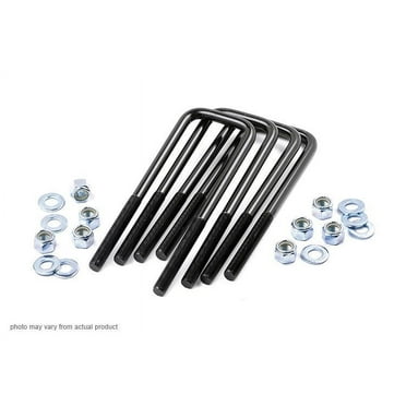 Rough Country 9/16" Square Suspension U-Bolts | 9/16 x 2.5 x 9.5 - 7602