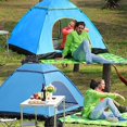 thumbnail image 4 of Tente de Camping Automatique Pop-up 3-4 Personnes Imperméable et Coupe-Vent, 4 of 7