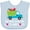 Blue, variant on Inktastic Mimi Loves Me Grandson Gift Boys Baby Bib