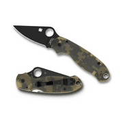 Spyderco Para 3 Liner Lock Knife Digital Camo G-10 Blackened S30V C223GPCMOBK