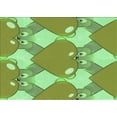 thumbnail image 1 of Ahgly Company Machine Washable Indoor Rectangle Transitional Green Area Rugs, 5' x 7', 1 of 7