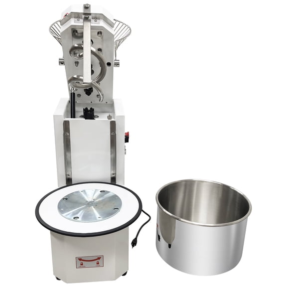 20L Dough Mixer Double-speed Double-action Flour Kneading Machine with Removable Bowl 110V