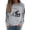 Style4-Gray game day shirts women, variant on Sunday Funday Football Sweatshirts Women Casual Crewneck Game Day Sweatshirt Long Sleeve Funny Football Graphic Shirt Pullover Tops Pink L