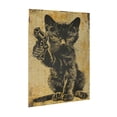 thumbnail image 2 of 500 PCS Lovely Black Cat Lifting A Revolver 500 Piece Vibrant Jigsaw,Relax Yourself,Great For Relaxation And Display For Puzzle Enthusiast,Fun Animal Wooden Puzzle As Home Decor,Brain Challenge, 2 of 6