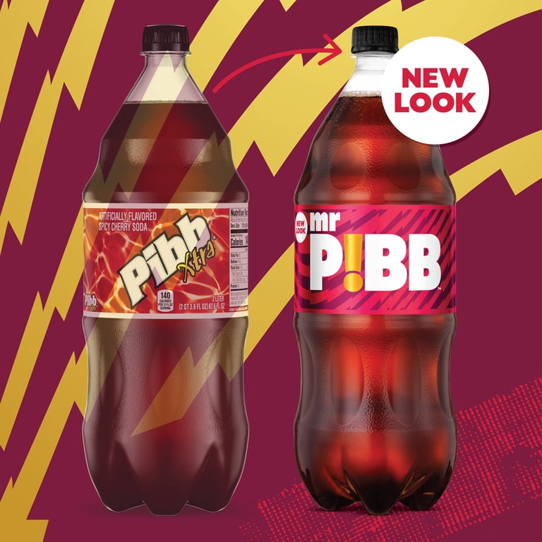 Mr. Pibb Cherry Soda Pop Bottle, 2 Liters - Walmart.com