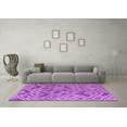 thumbnail image 3 of Ahgly Company Indoor Rectangle Abstract Purple Modern Area Rugs, 2' x 5', 3 of 4