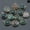 Indian Agate, variant on 30pcs 16mm Mixed Natural Quartz Stone Faceted Heart Pendants DIY Jewelry Making-Obsidian