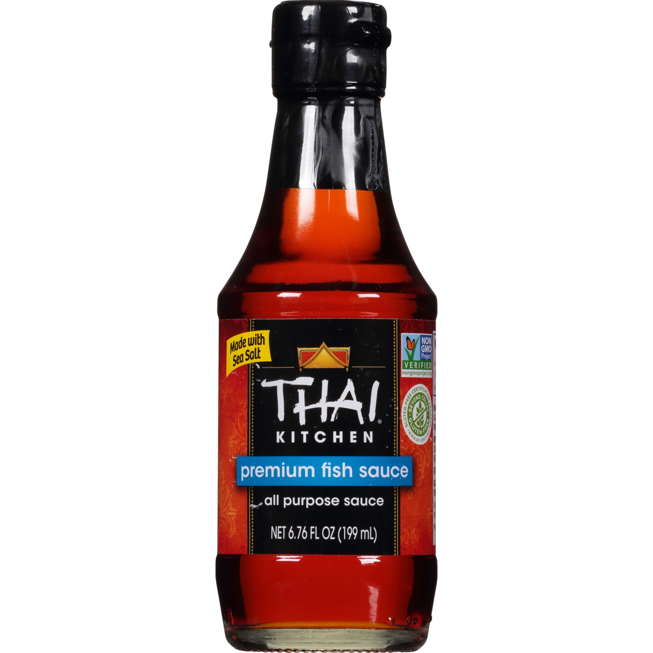 (6 pack) Thai Kitchen Gluten Free Premium Fish Sauce, 6.76 fl oz Bottle