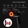 thumbnail image 4 of Smart Bicycle Tail Rear Light Seat Cushion Black, 4 of 5