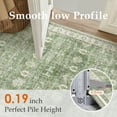 thumbnail image 3 of BERTHMEER 2'x8' Runner Rugs for Hallway Entrance Bedroom Entryway Kitchen Non Slip Washable Traditional Vintage Oriental Runner Rugs,Light Green, 3 of 6