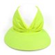 thumbnail image 2 of Mujeres elásticas visera de verano hueco protección solar Zulema Sombrero de visera de verano, 2 of 4