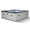 Graphite Gray, variant on Wave Garda 4-Person Square Eco Foam Hot Tub | 70-Jet Spa, Wi-Fi Eco Heater | Pebble White
