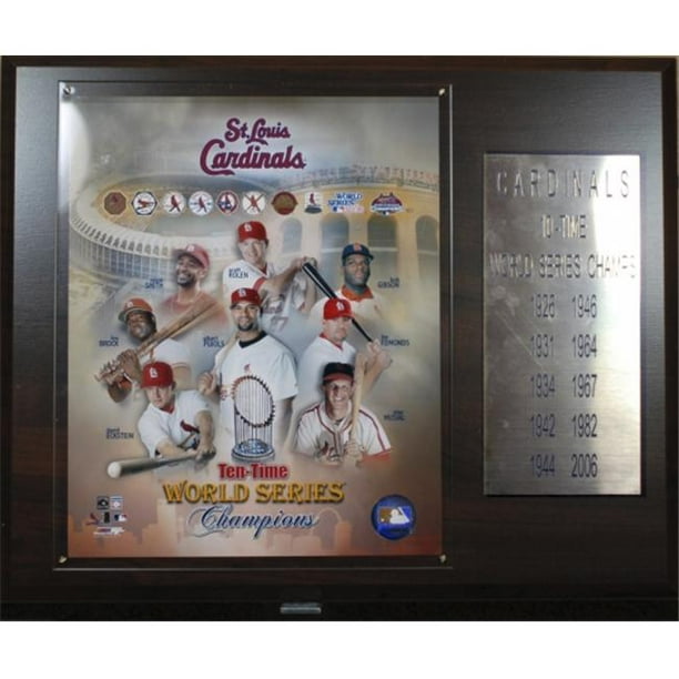 C & I Collectables 1215STL10X MLB Cardinals 10 Fois Champion du Monde de Série