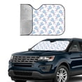thumbnail image 3 of Kdxio Cute Poodle Dog Print Front Windshield Sun Shade,Folding Auto Sunshade for Car Truck SUV-, 3 of 7