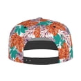 thumbnail image 4 of Daiia Hawaiian Style print Flat Bill Hats Flat Brim Trucker Cap Baseball Cap Adjustable Classic Low Profile Hat Unconstructed Plain Cap, 4 of 9