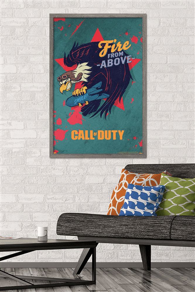 Call of Duty: Vanguard - Fire From Above Wall Poster, 22.375" x 34", Framed